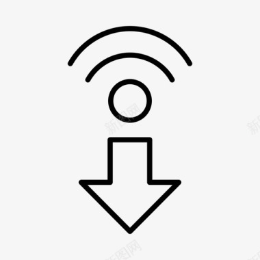 WiFi无线WiFi网络wifi信号连接数字图标图标