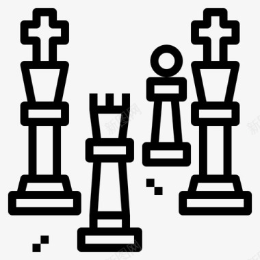 象棋化身棋盘游戏图标图标