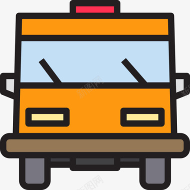 地铁和公交公交旅行192线颜色图标图标