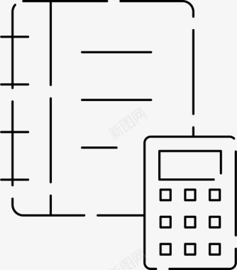 记事本计算器笔记本图标图标