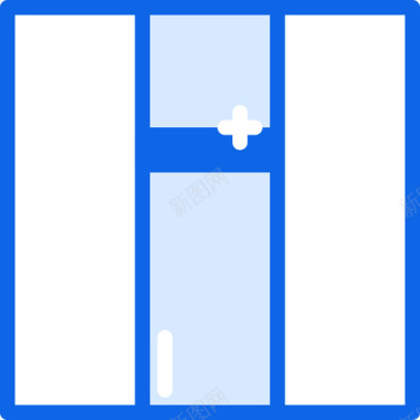 网格ui界面30蓝色图标图标