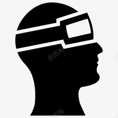 游戏VR眼镜3d眼镜眼镜电影眼镜图标图标