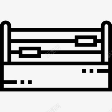 新闻线型图标拳击场健身馆2直线型图标图标