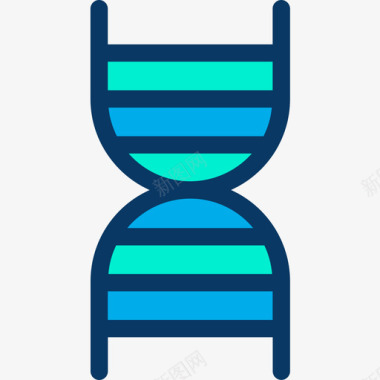 DNA封面Dna教育和学校4线性颜色图标图标
