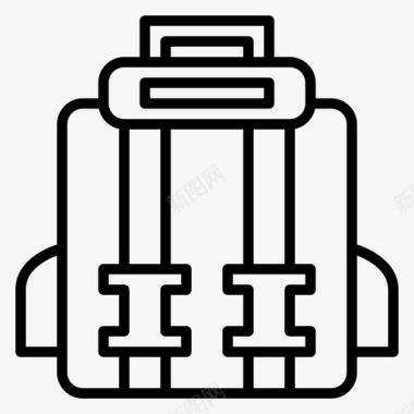 背包首页背包探险行李图标图标