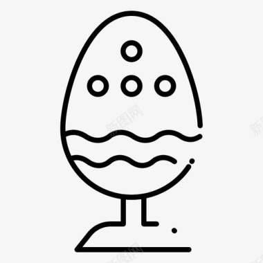 煮鸡蛋复活节食物图标图标