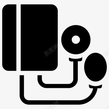血压仪血压机医疗设备图标图标