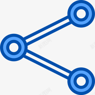 分享数字营销97蓝色图标图标