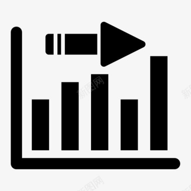 矢量咖啡杯图形图表业务条形图图表演示图标图标