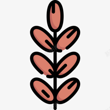 枣子果蔬14线形颜色图标图标