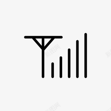 眩光点信号连接热图标图标