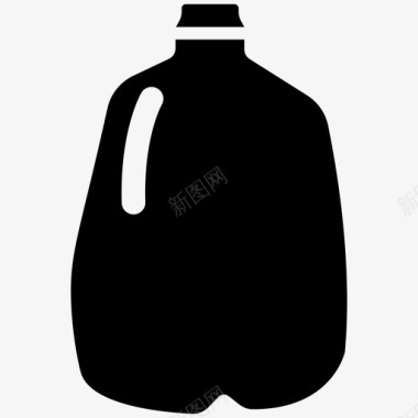 牛奶容器新鲜牛奶牛奶瓶图标图标