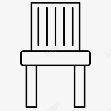 椅子家具木制椅子图标图标