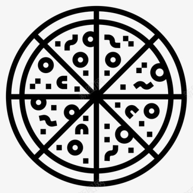 披萨外卖24直系图标图标