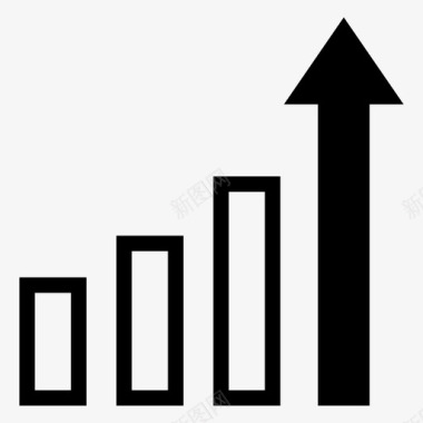 多彩图表图表增长进度图标图标