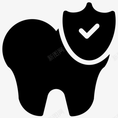 牙齿病毒牙齿安全防病毒蛀牙牙齿保健图标图标