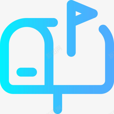 QQ邮箱邮箱通讯145梯度图标图标