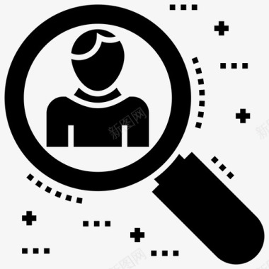 搜索人查找人员招聘搜索客户图标图标
