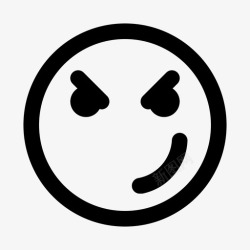 愤世嫉俗的理想主义者愤世嫉俗表情恶作剧图标高清图片