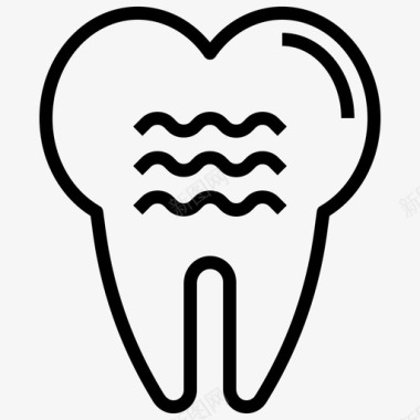 健康护理臭味牙齿牙医图标图标