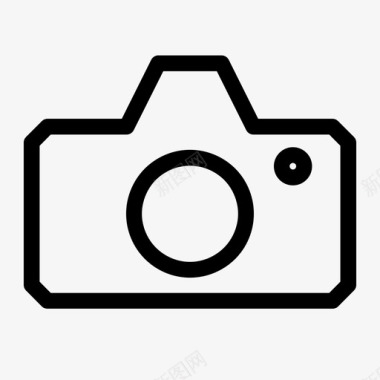 单反相机摄影旅游相机图标图标
