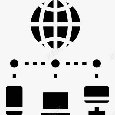 计算机背景全局计算机网络2填充图标图标