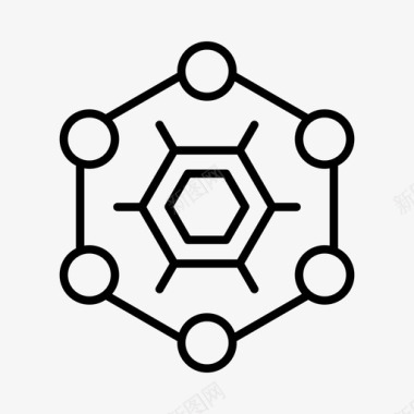 物理学细菌学实验室图标图标