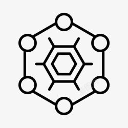 细菌学物理学细菌学实验室图标高清图片