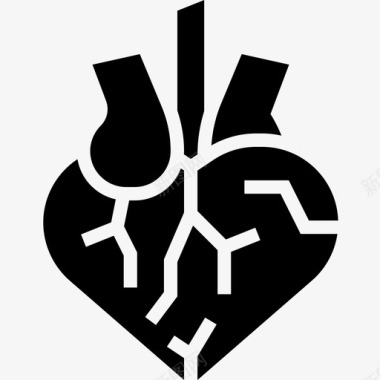 心脏人体器官4雕文图标图标