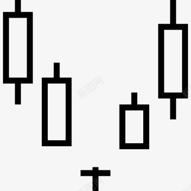 矢量PPT信息图表蜡烛棒图表信息图表图标图标