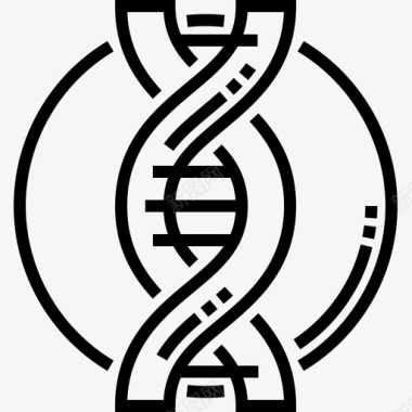 工程效果图Dna生物工程8线性图标图标