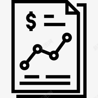报告PNG分析报告5线性图标图标