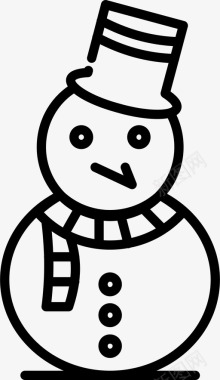 雪人圣诞节活动图标图标