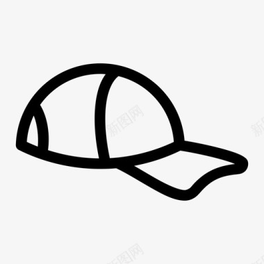 棒球帽帽子夏季中型图标图标