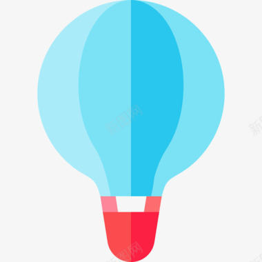 热气球新年3个平的图标图标