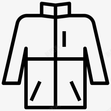 夹克冒险外套图标图标