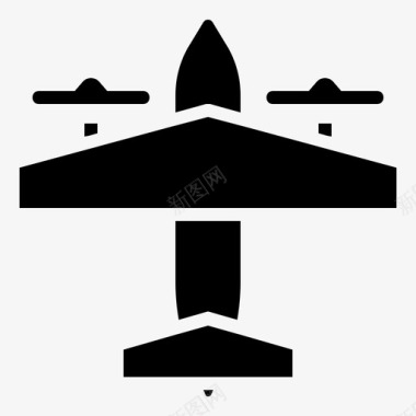 轰炸机飞机陆军图标图标