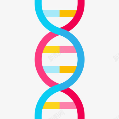 DNA封面Dna化学33扁平图标图标