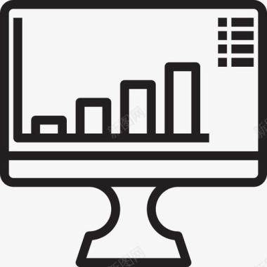 充电显示统计计算机显示3线性图标图标