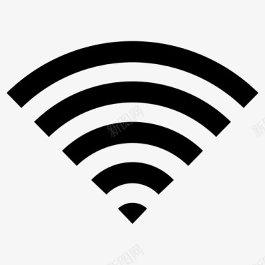 WiFi无线WiFi网络信号连接热图标图标