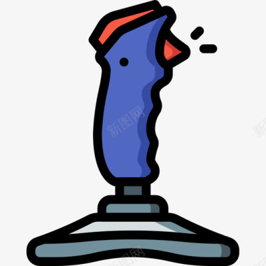 qq游戏图标操纵杆电脑游戏4线颜色图标图标