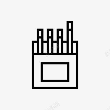 香烟盒超市香烟盒图标图标