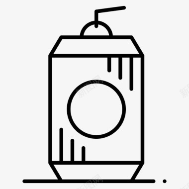 水罐汽水罐可乐饮料图标图标