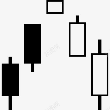 组织机构图表蜡烛棒图表信息图表图标图标