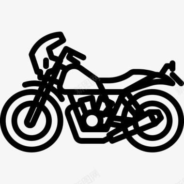 老式自行车自行车摩托车图标图标