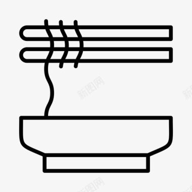 面条图标面条快餐马来西亚图标图标
