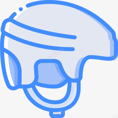头盔冬季运动29蓝色图标图标