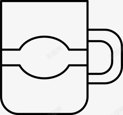 杯子杯子咖啡热的图标图标