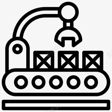 自动化生产线自动化自动自动变速器图标图标