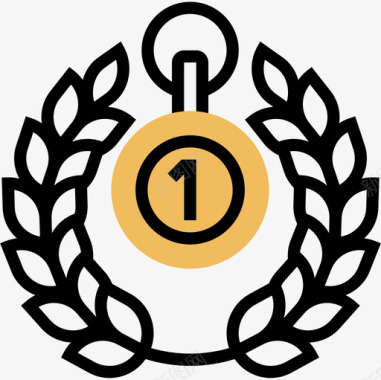 奖牌15胜黄影图标图标